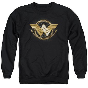 Wonder Woman Movie Lasso Logo Adult Crewneck Sweatshirt