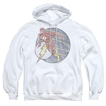 DC Comics Flash Retro Flash Iron On Adult Pull Over Hoodie