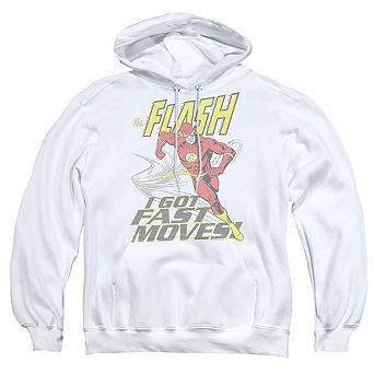 DC Comics Flash Fast Moves Adult Pull Over Hoodie