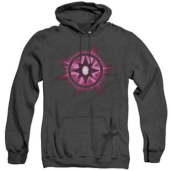 Green Lantern Sapphire Glow Adult Heather Hoodie