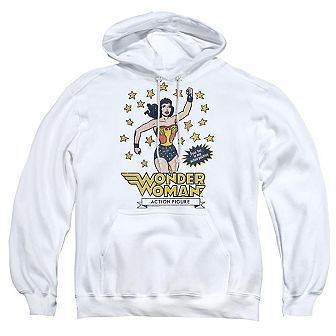 DC Comics Action Figure Adult Pull Over Hoodie