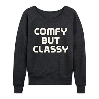 Plus Size Comfy But Classy French Terry Long Sleeve Tee