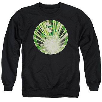 Green Lantern Light Em Up Adult Crewneck Sweatshirt
