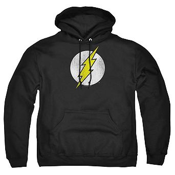 DC Comics Flash Flash Logo Distressed Adult Pull Over Hoodie