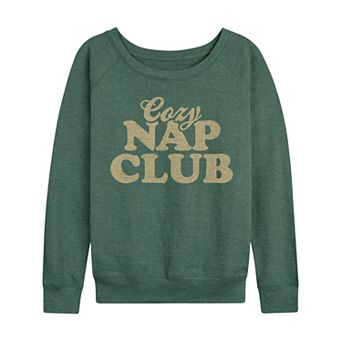 Plus Size Cozy Nap Club French Terry Long Sleeve Tee