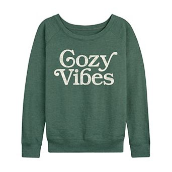 Plus Size Cozy Vibes French Terry Long Sleeve Tee