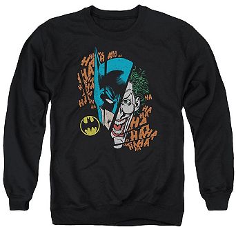 Dc Comics Broken Visage Adult Crewneck Sweatshirt