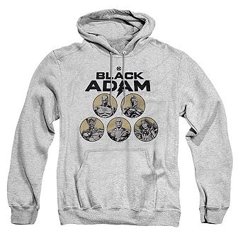 Black Adam Black Adam Contrast Group Adult Pull Over Hoodie