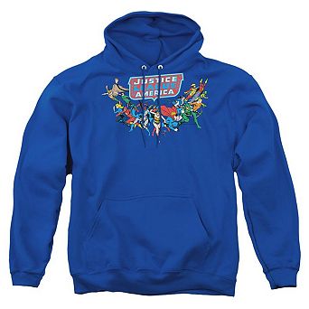 DC Comics Here They Come Adult Pull Over Hoodie