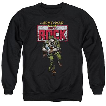Dc Comics Sgt Rock Adult Crewneck Sweatshirt