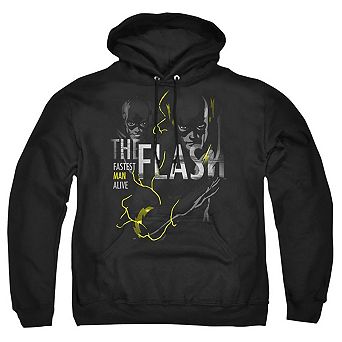 DC Comics Flash Bold Flash Adult Pull Over Hoodie