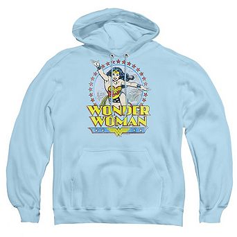 DC Comics Wonder Woman Star Of Paradise Island Adult Pull Over Hoodie
