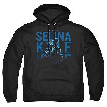 The Batman Selina Kyle Motorcycle Adult Pull Over Hoodie