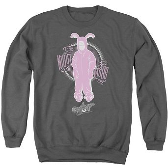 A Christmas Story Pink Nightmare Adult Crewneck Sweatshirt