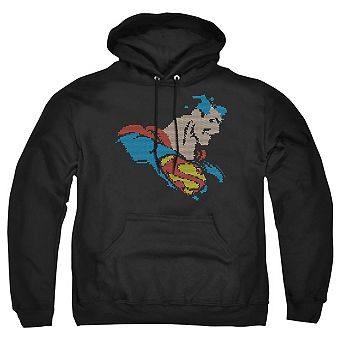 DC Comics Lite Brite Superman Adult Pull Over Hoodie