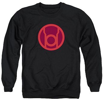 Green Lantern Red Symbol Adult Crewneck Sweatshirt