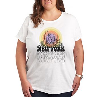 Plus Size New York Vintage Graphic Tee