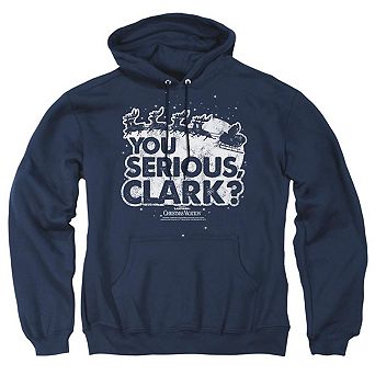 Christmas Vacation You Serious Clark Adult Pull Over Hoodie