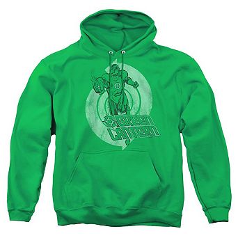 Green Lantern Power Adult Pull Over Hoodie