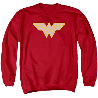 Dc Comics Wonder Woman Logo Adult Crewneck Sweatshirt