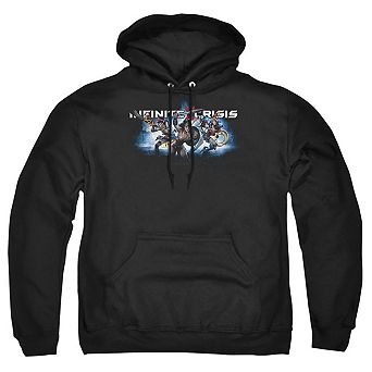 Infinite Crisis Ic Blue Adult Pull Over Hoodie