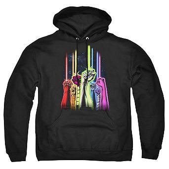 Green Lantern Rainbow Corps Adult Pull Over Hoodie