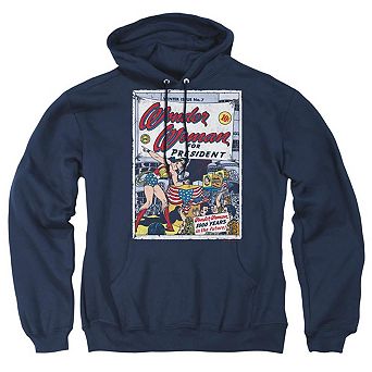 DC Comics Wonder Woman For President Adult Pull Over Hoodie