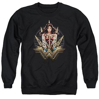 Wonder Woman Movie Wonder Blades Adult Crewneck Sweatshirt