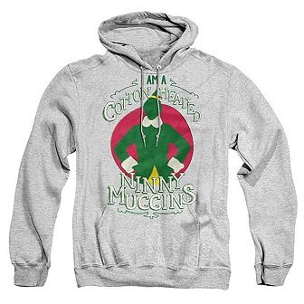 Elf Cotton Headed Adult Pull Over Hoodie