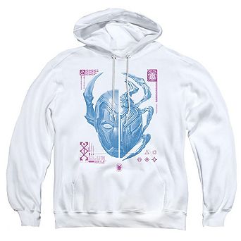 Blue Beetle Split Beetle Adult Pull Over Hoodie