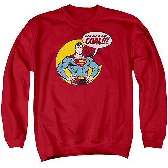 Dc Comics Coal Adult Crewneck Sweatshirt