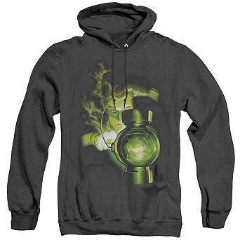 Green Lantern Lantern Light Adult Heather Hoodie