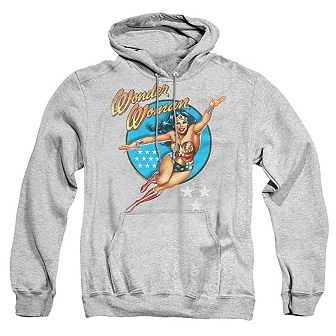 Dc Comics Wonder Woman Vintage Adult Pull Over Hoodie