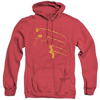 DC Comics Flash Flash Min Adult Heather Hoodie