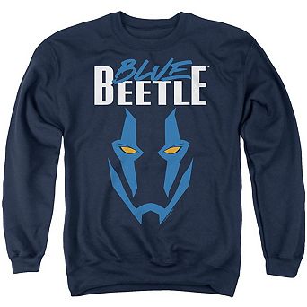 Blue Beetle Mask Adult Crewneck Sweatshirt
