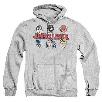 DC Comics Justice Lineup Adult Pull Over Hoodie