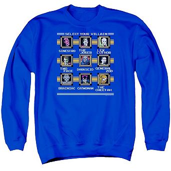 Dc Comics Stage Select Adult Crewneck Sweatshirt