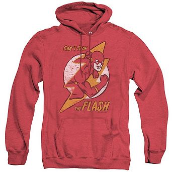 DC Comics Flash Flash Bolt Adult Heather Hoodie