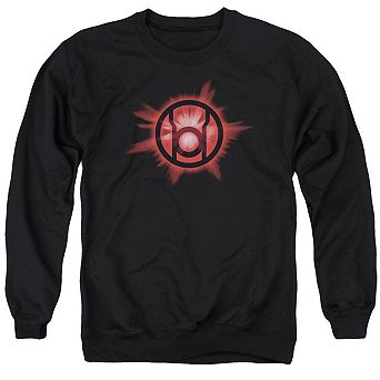 Green Lantern Red Glow Adult Crewneck Sweatshirt