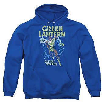 Green Lantern Fully Charged Adult Pull Over Hoodie
