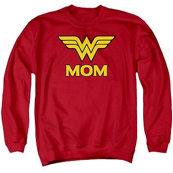 Dco Wonder Woman Mom Adult Crewneck Sweatshirt