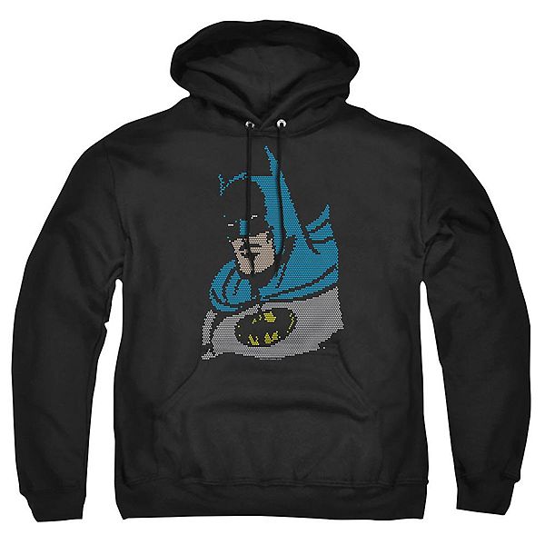 Dc Comics Lite Brite Batman Adult Pull Over Hoodie