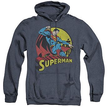 DC Comics Big Blue Adult Heather Hoodie