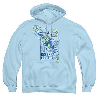 Green Lantern City Watch Adult Pull Over Hoodie
