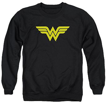 Dc Comics Wonder Woman Logo Adult Crewneck Sweatshirt