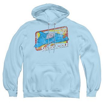 DC Comics Supermobile Adult Pull Over Hoodie