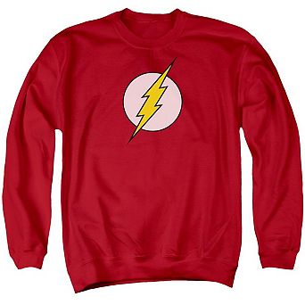 Dc Comics Flash Flash Logo Adult Crewneck Sweatshirt