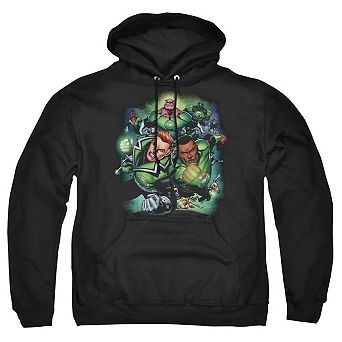 Green Lantern Corps 1 Adult Pull Over Hoodie