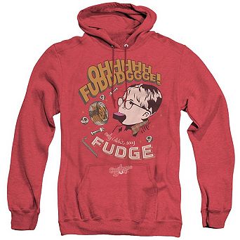 A Christmas Story Fudge Adult Heather Hoodie