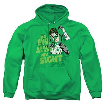 Green Lantern No Evil Adult Pull Over Hoodie